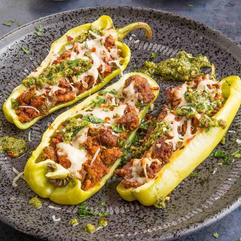 Turkish-Style Cubanelle Pepper Salad
