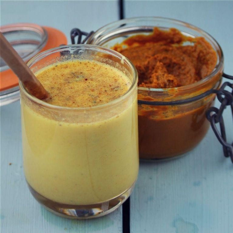 Turmeric and Okra Golden Drink