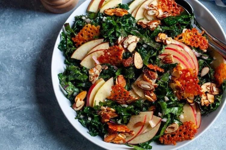 Turnip and Apple Salad with Cheddar