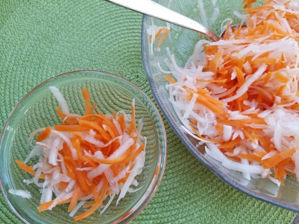 Turnip and Carrot Slaw