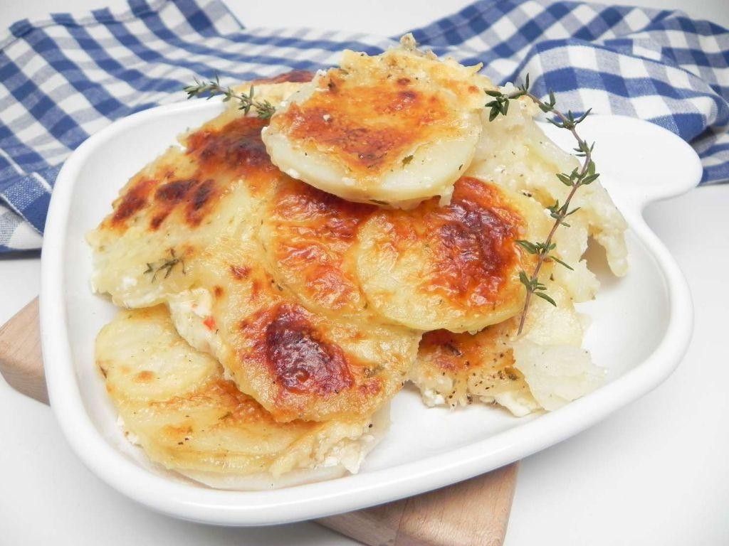Turnip and Potato Gratin