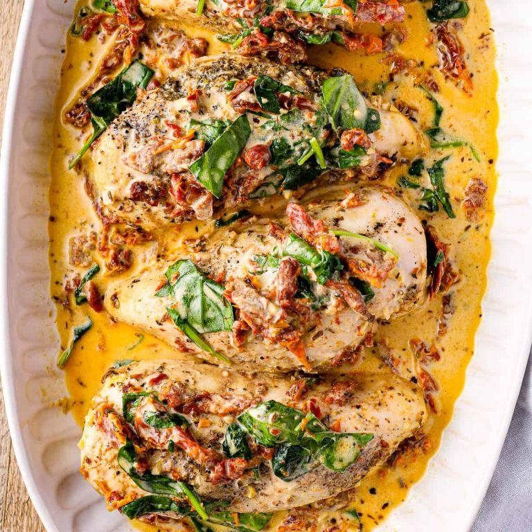 Tuscan-Style Slow Cooker Chicken Breasts