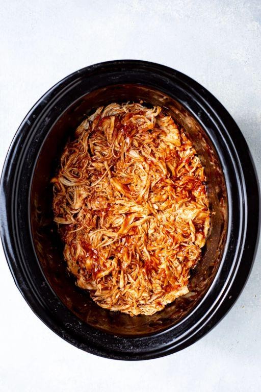 Two-Ingredient Slow Cooker Barbecue Chicken