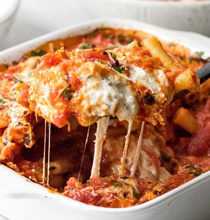 Ultimate Baked Ziti with Four Cheese Blend