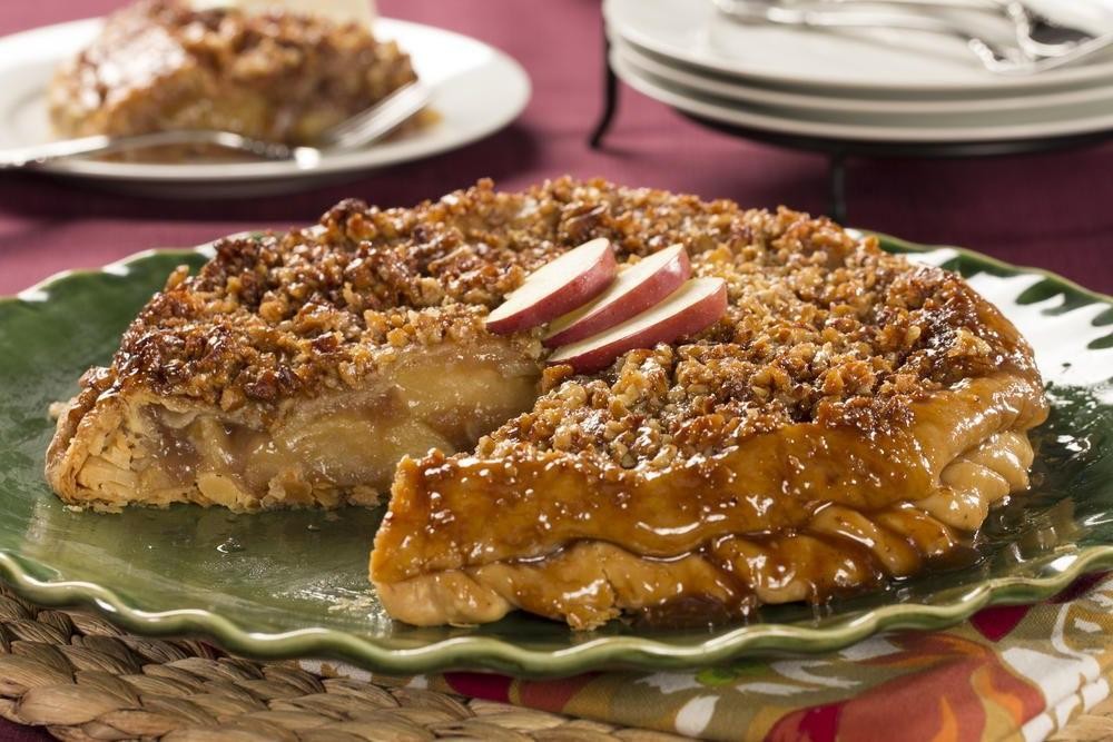 Upside-Down Apple Pie with Canned Filling