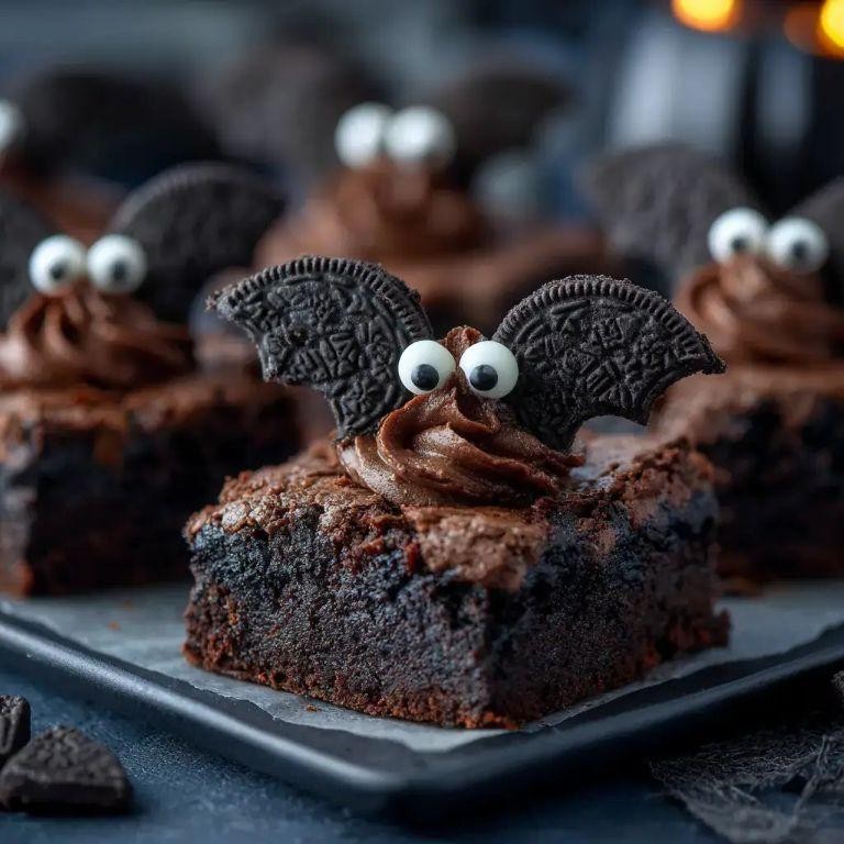 Vampire Bat Blackout Brownies