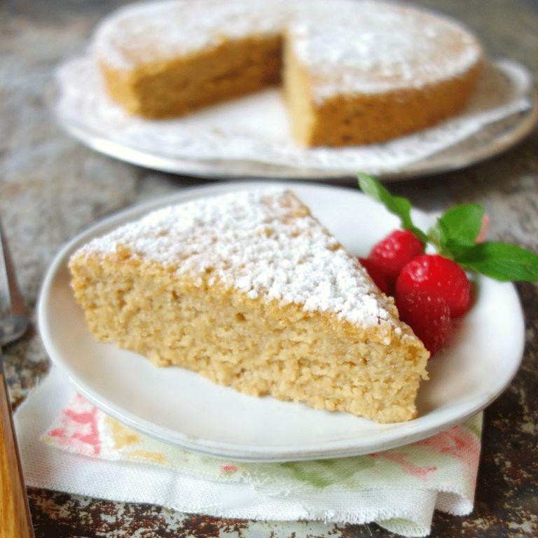 Vanilla Almond Vegan Sponge Cake
