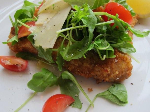 Veal Milanese with Arugula Salad