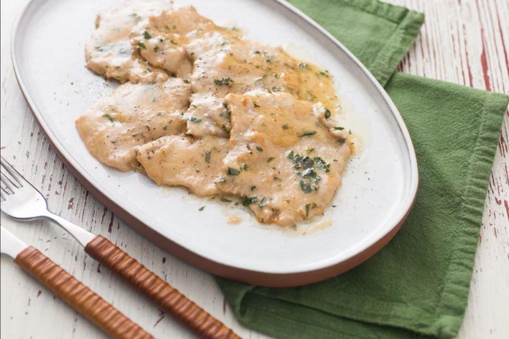 Veal Scallopini with White Wine Sauce