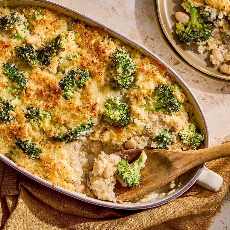 Vegan Broccoli and Quinoa Casserole