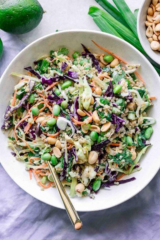 Vegan Cabbage and Quinoa Salad