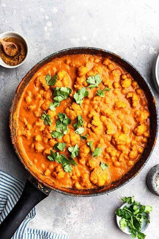 Vegan Cauliflower and Chickpea Curry