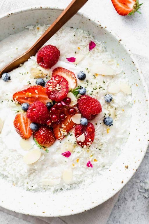 Vegan Coconut Milk Rice Pudding