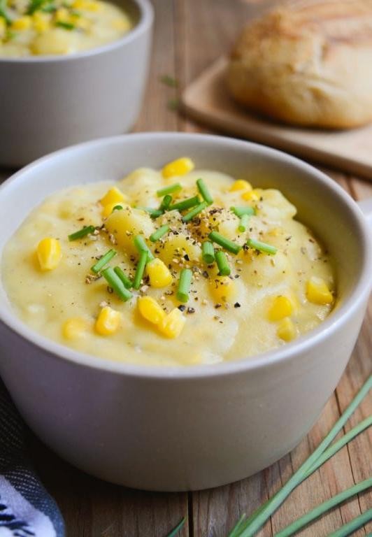 Vegan Corn and Potato Soup