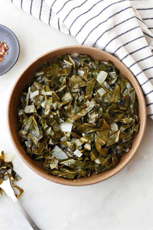 Vegan Crockpot Collard Greens Stew