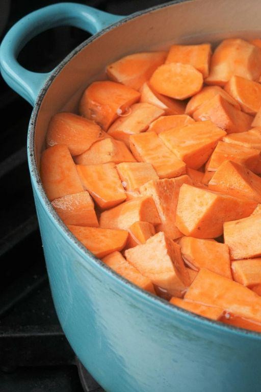 Vegan Dutch Oven Sweet Potato Casserole