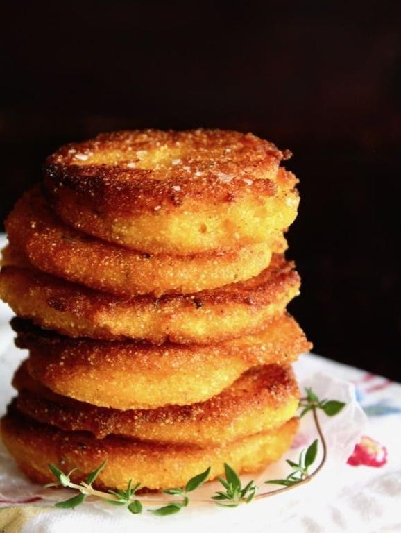 Vegan Hot Water Cornbread