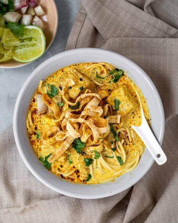 Vegan Khao Soi with Coconut Milk