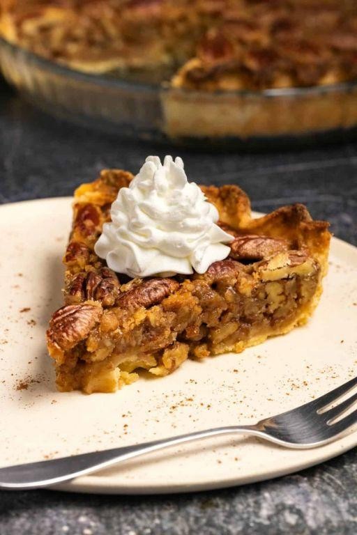 Vegan Pecan Pie with Maple Syrup