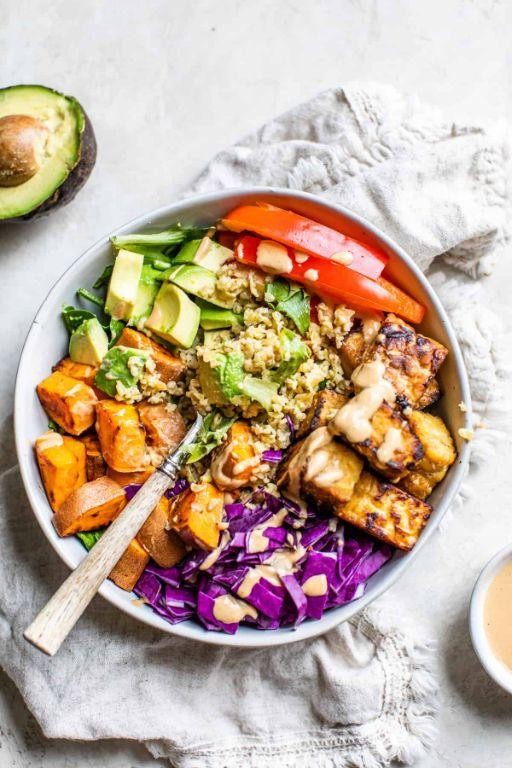 Vegan Protein Power Bowl with Tempeh