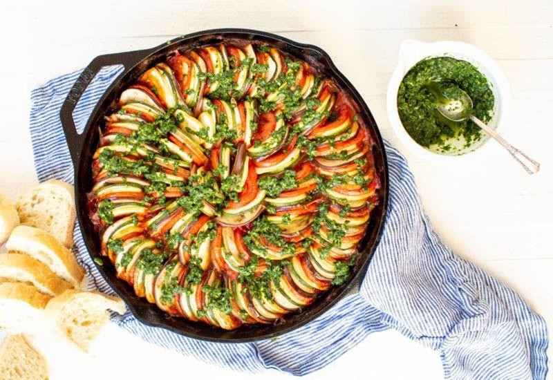 Vegan Ratatouille with Fresh Herbs