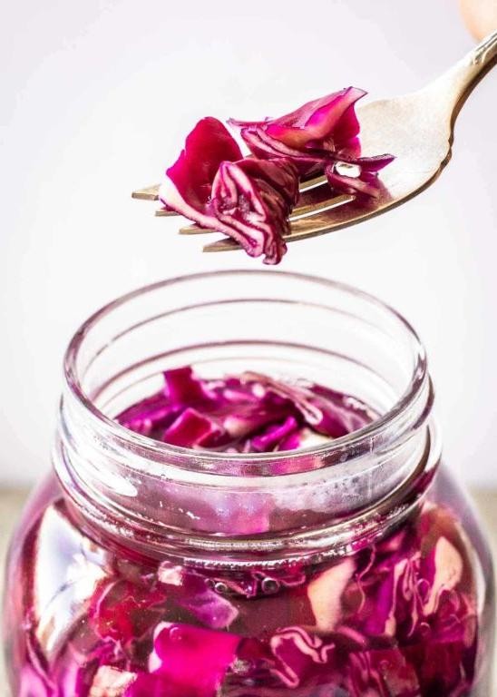Vegan Red Cabbage Sauerkraut