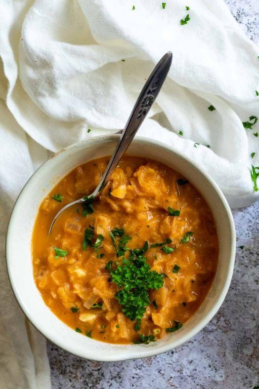 Vegan Sauerkraut and Potato Soup