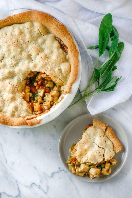 Vegan Spinach and Tofu Pot Pie