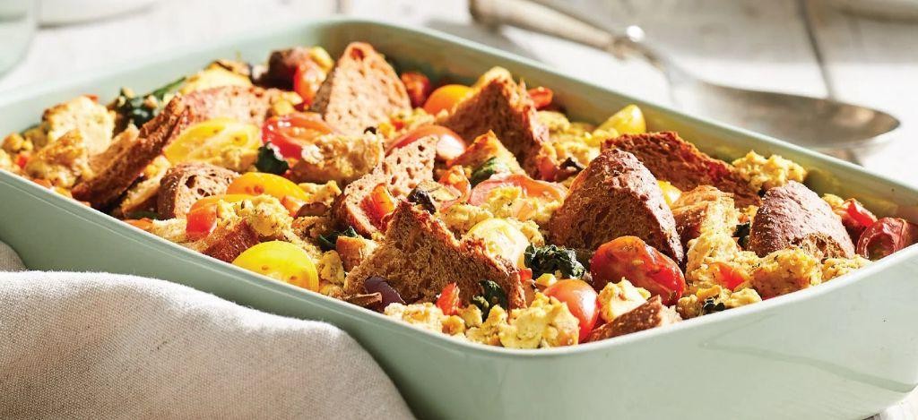 Vegan Tofu and Mushroom Casserole