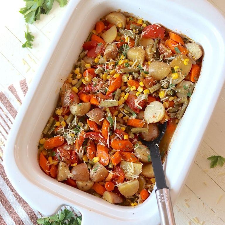 Vegetable Medley Crock Pot Delight