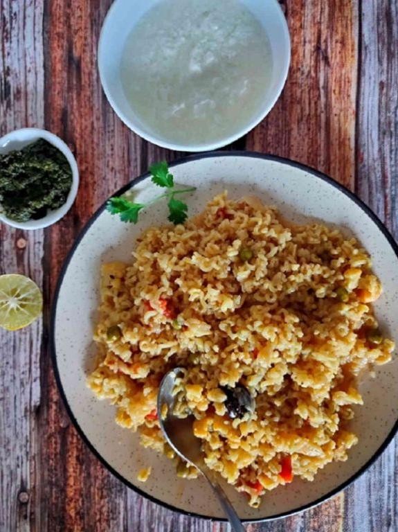 Vegetable Pulao with Brown Rice