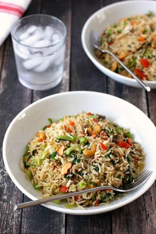 Vegetable Stir-Fried Basmati Rice