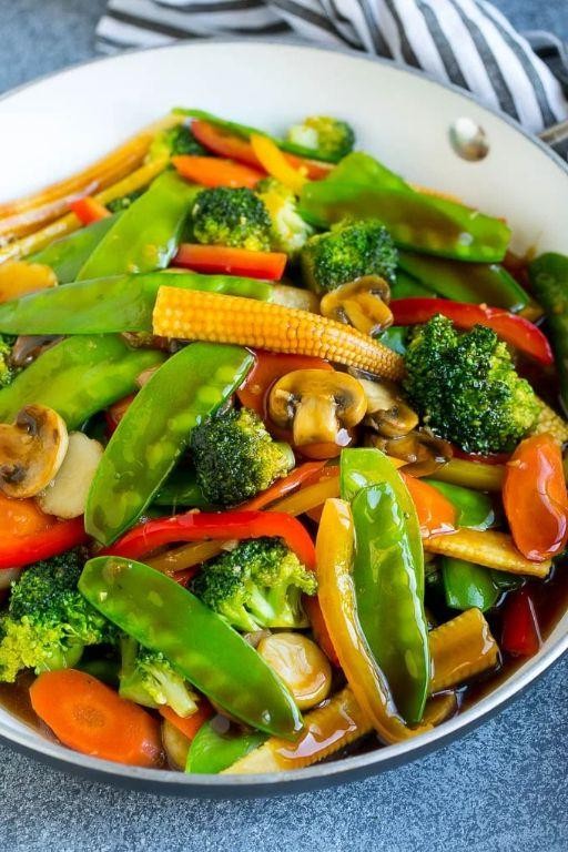 Vegetable Stir-Fry with Seasonal Vegetables