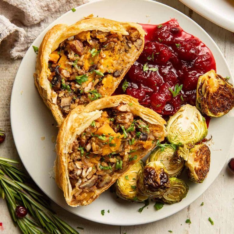 Vegetable Wellington with Mushrooms and Kale