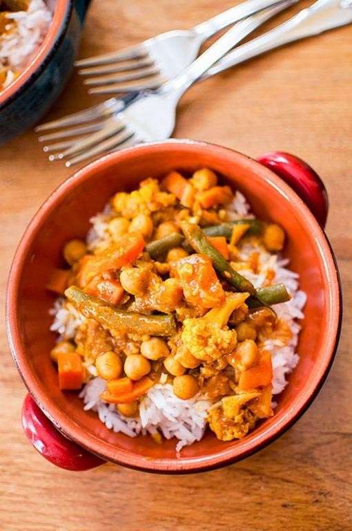 Vegetable and Chickpea Curry