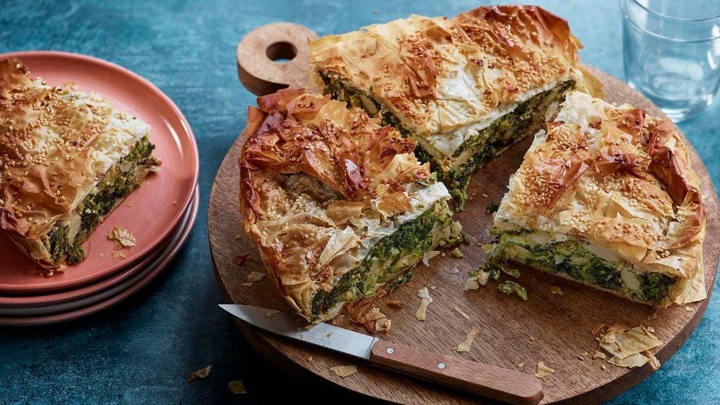 Vegetable and Feta Filo Pie