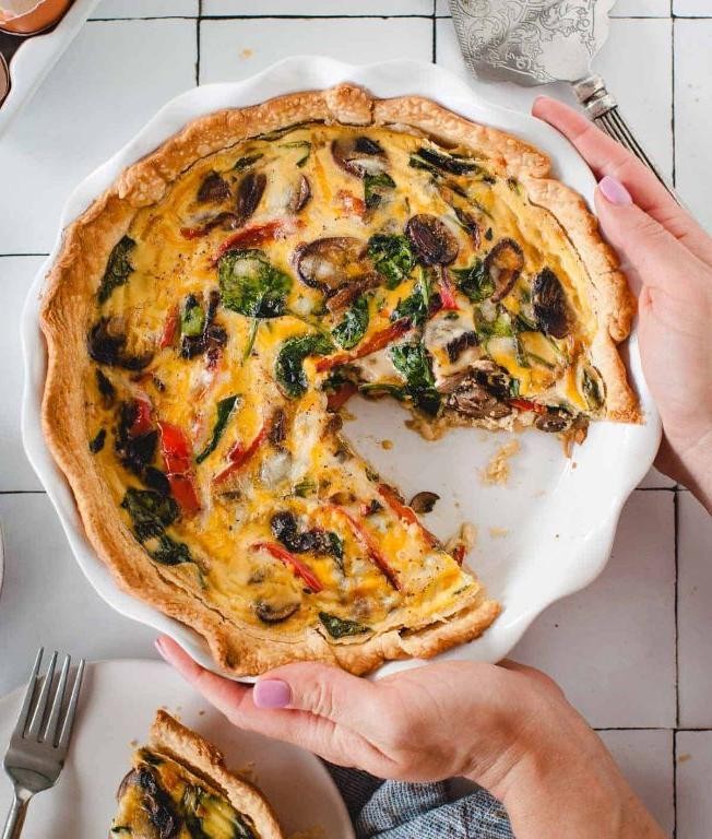 Vegetarian Breakfast Quiche