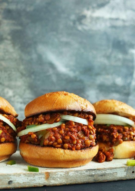 Vegetarian Lentil Sloppy Joes