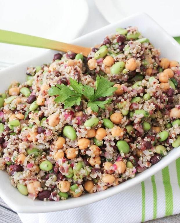 Vegetarian Three Bean Pot with Quinoa