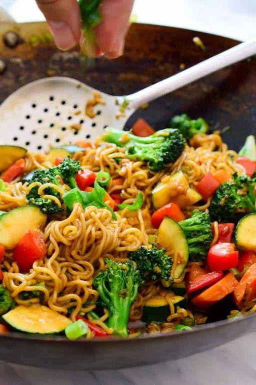 Veggie Stir-Fry with Ramen