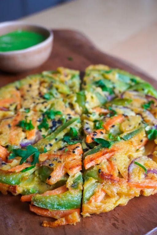 Veggie-Packed Pancakes