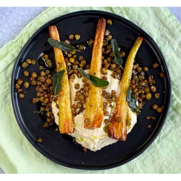 Velvety Parsnip and White Bean Puree