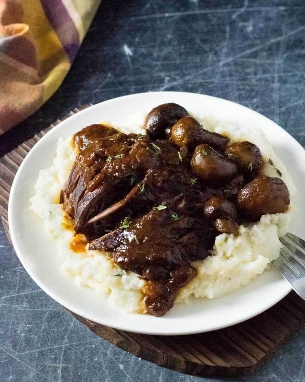 Venison Pot Roast with Mushrooms