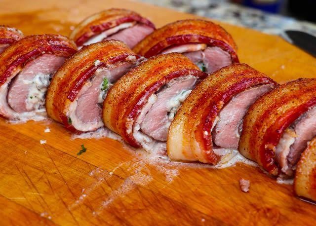 Venison Roast with Bacon and Onions