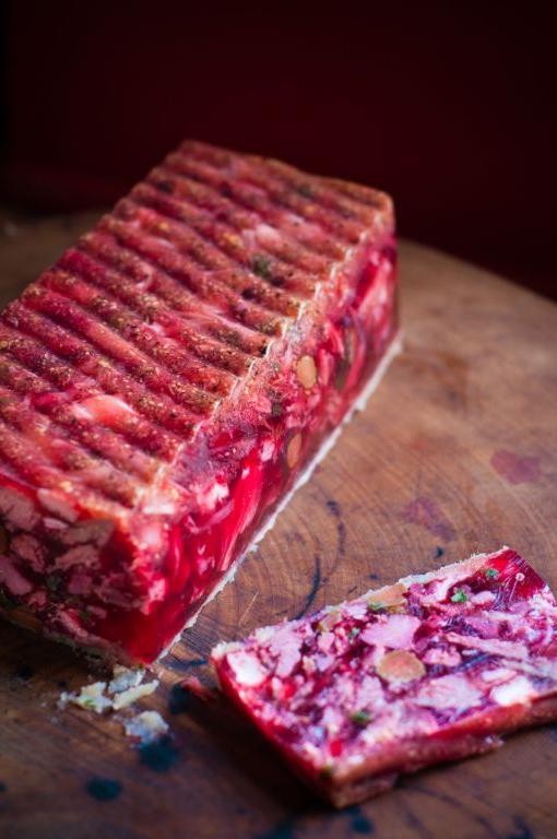 Vibrant Beet and Horseradish Terrine