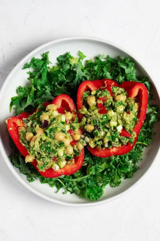 Vibrant Red Pepper Guacamole