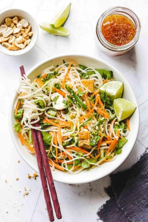Vietnamese Tofu Salad with Mint