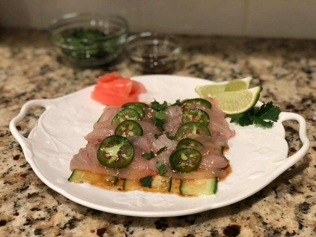 Wahoo Ceviche with Fresh Lime Juice