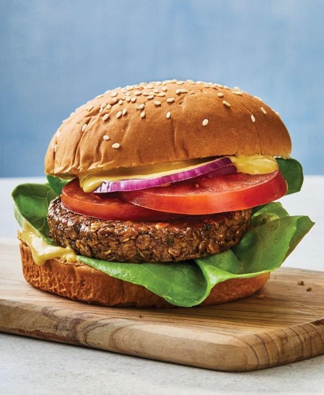 Walnut and Lentil Veggie Burgers