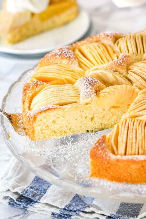 Warm German Apple Kuchen Pudding